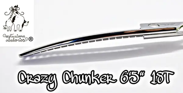 TIJERA CURVA CRAZY CHUNKER CLASSIC 18T 6,5" - Imagen 3