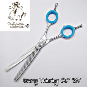 TIJERA CURVA CRAZY ESCULPIR CLASSIC 45T 6,5"