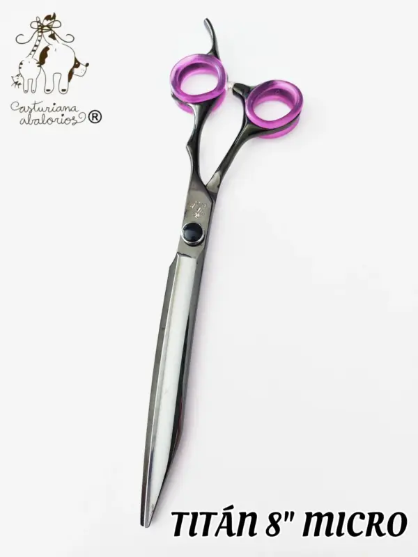 TIJERA TITÁN 8" MICRODENTADA