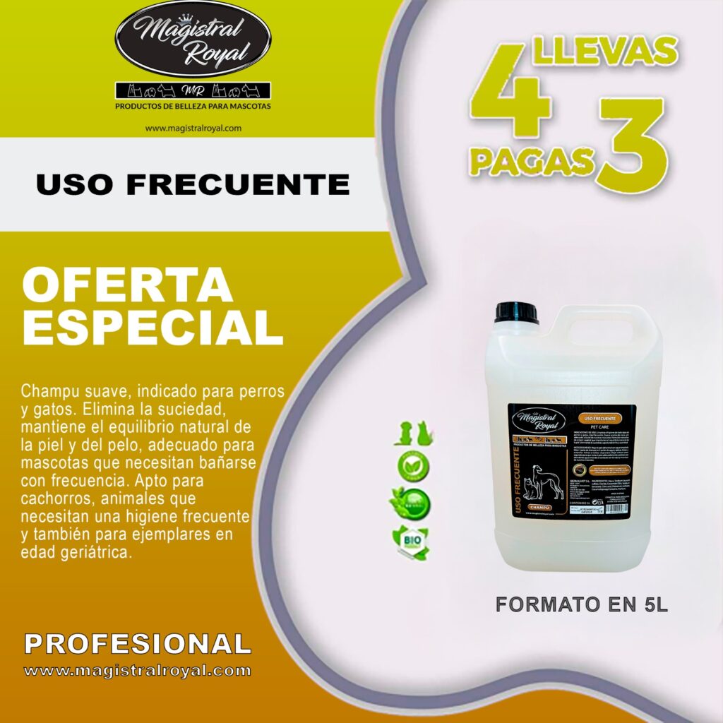 CHAMPÚ USO FRECUENTE COCO