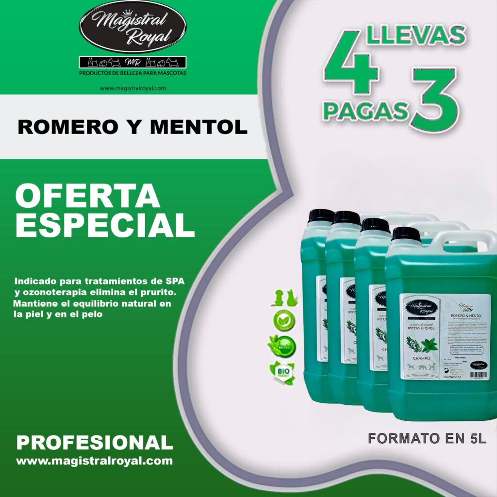 CHAMPÚ ROMERO MENTOL