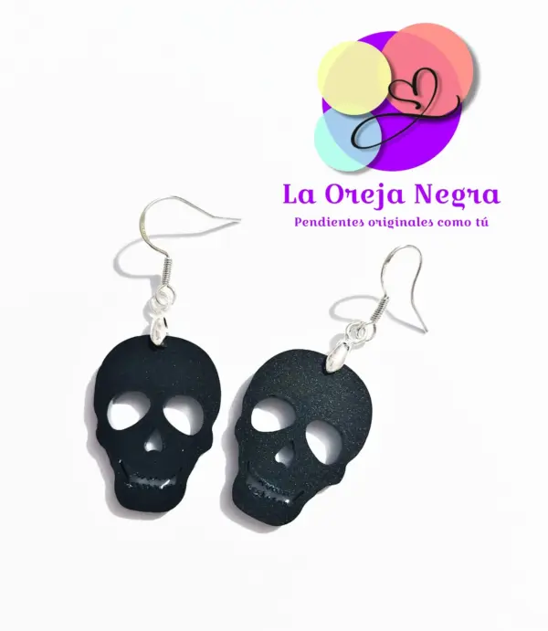 Pendientes CALAVERAS Varios Colores - Imagen 5