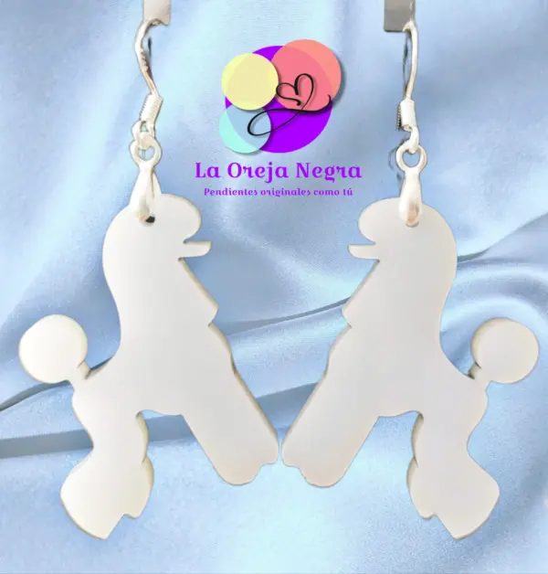 Pendientes CANICHES Varios Colores - Imagen 2