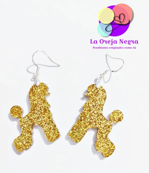 Pendientes CANICHES Varios Colores - Imagen 4