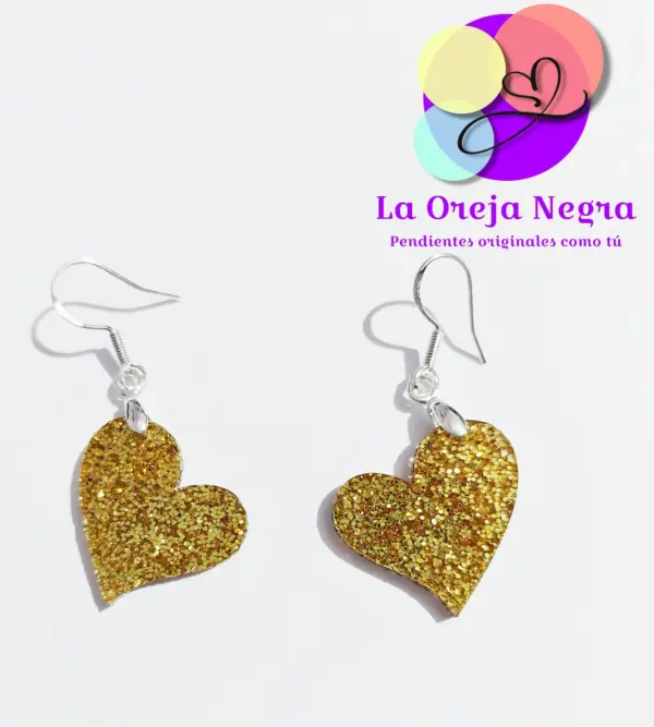 Pendientes CORAZONES Varios Colores
