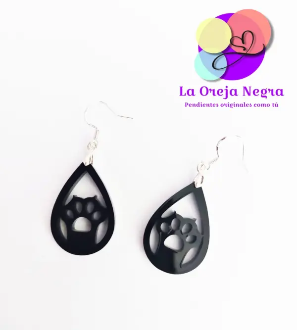 Pendientes HUELLA DE GATO