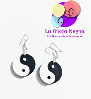 Pendientes YING YANG Varios Colores