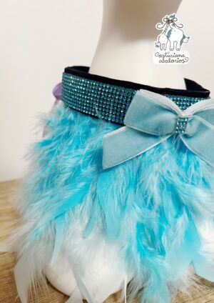 COLLAR BLUE BOWN