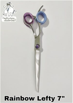 TIJERA LEFTY RECTA 7" RAINBOW PAW