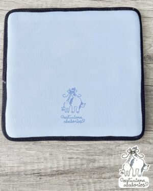 FUNDA PARA 3 TIJERAS AZUL