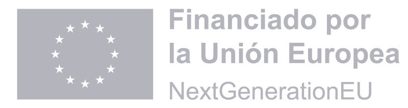 Logo Financiado por la Union Europea, fondos NextGeneration