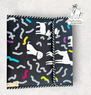 FUNDA PARA 10 TIJERAS ESTAMPADA (pequeño defecto)