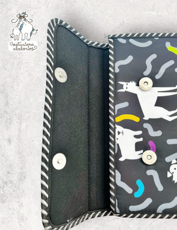 FUNDA PARA 10 TIJERAS ESTAMPADA (pequeño defecto) - Imagen 3