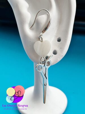 Pendientes Tijera Nácar