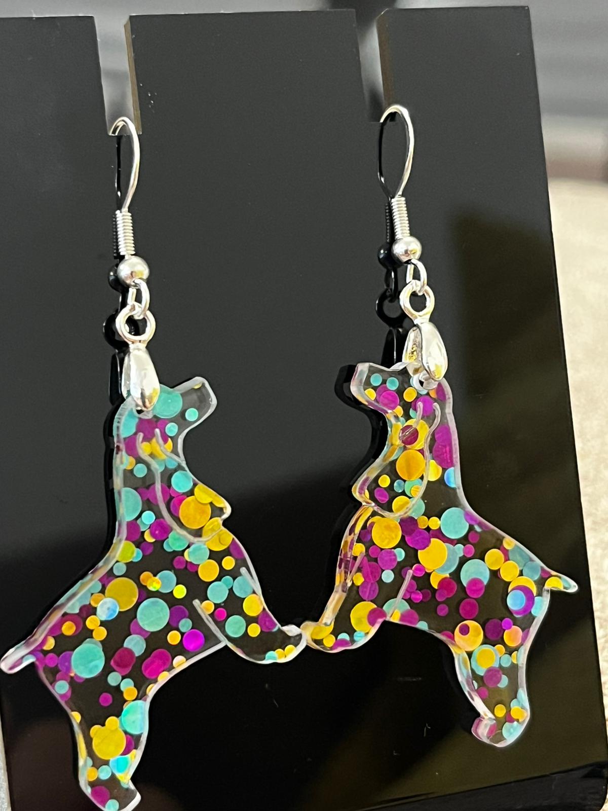 Pendientes metacrilato CÓCKER