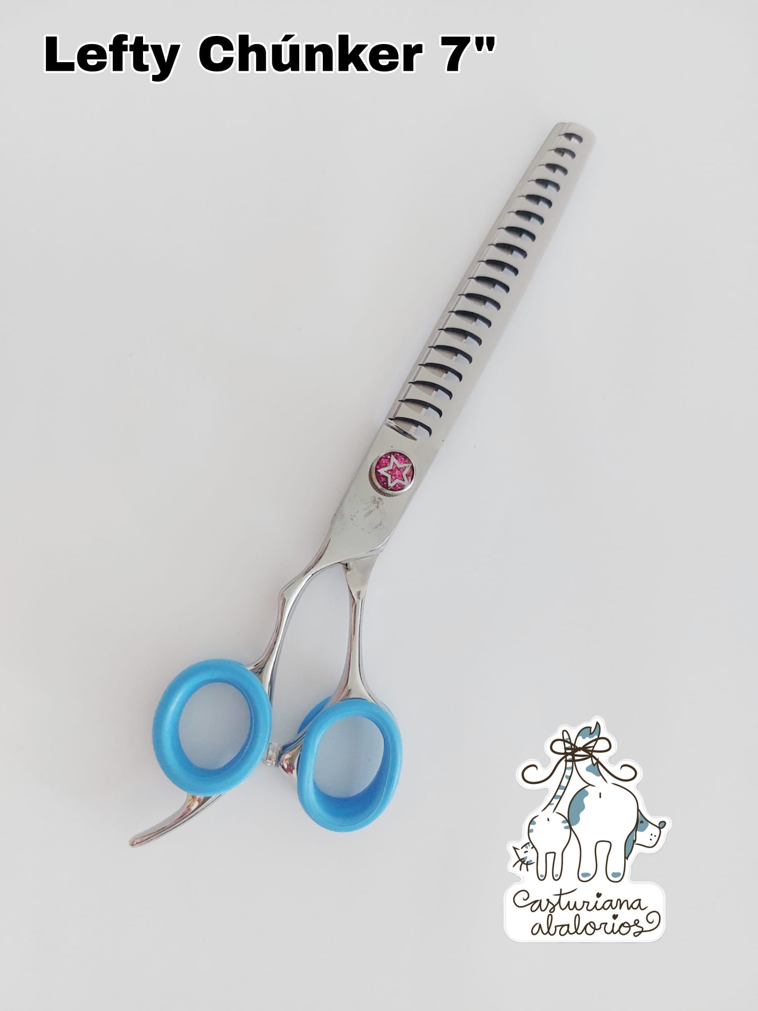 TIJERA LEFTY RAINBOW STAR CHÚNKER 7"