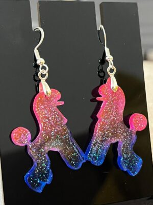 Pendientes Caniche Moderno (varios colores)