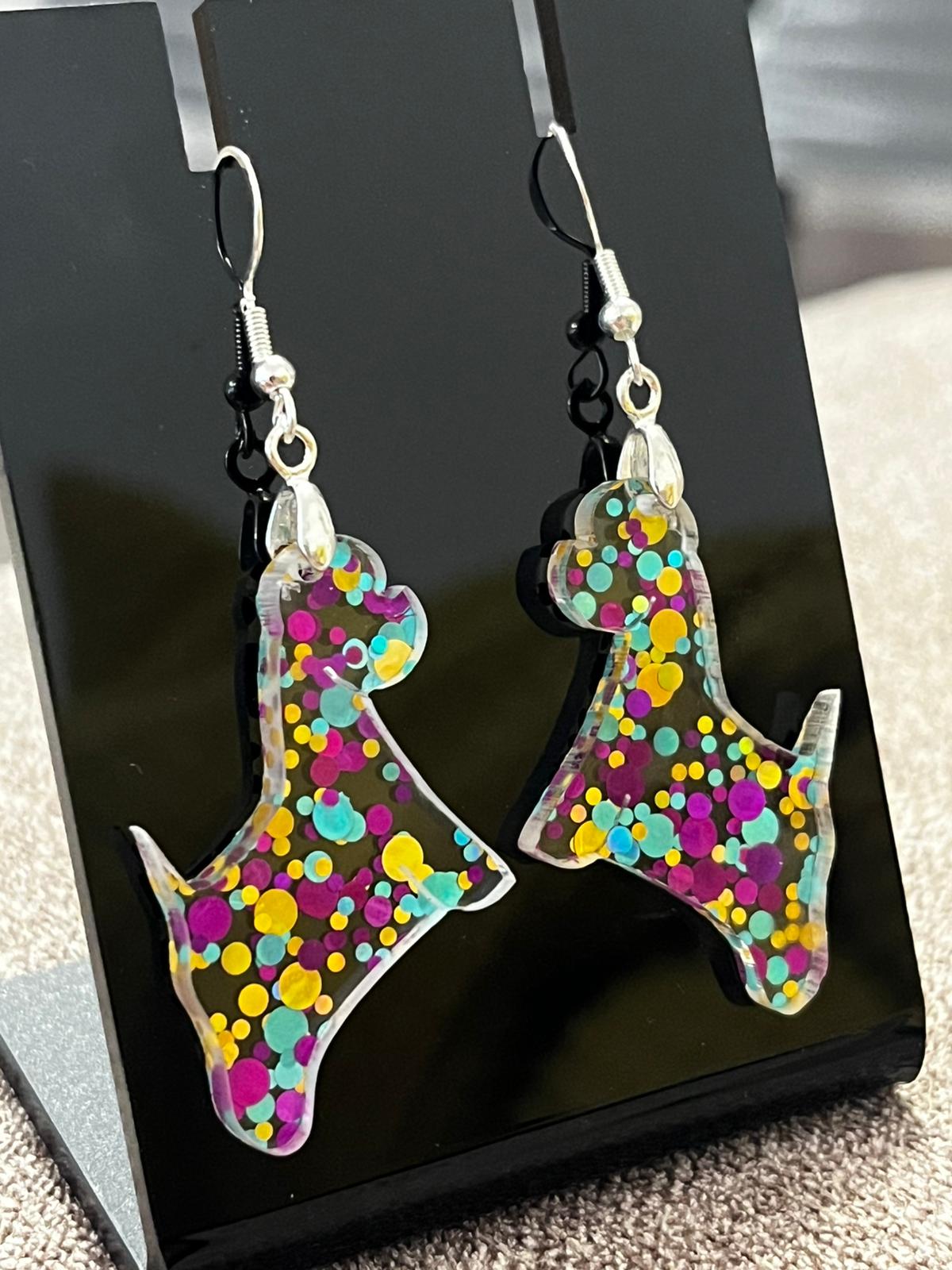 Pendientes metacrilato WESTIE