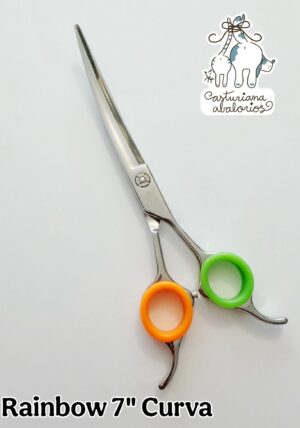 TIJERA RAINBOW 7" CURVA