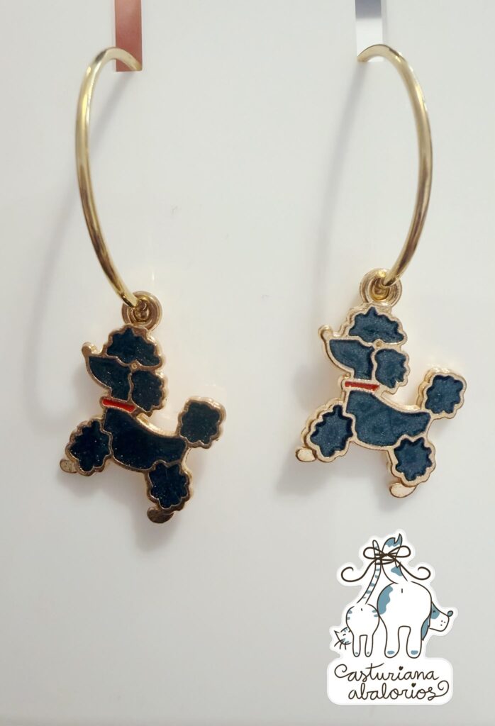 Pendientes Poodle Aro