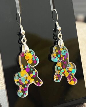 PENDIENTES BICHÓN FRISÉ