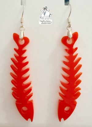 PENDIENTES RASPA DE PESCADO