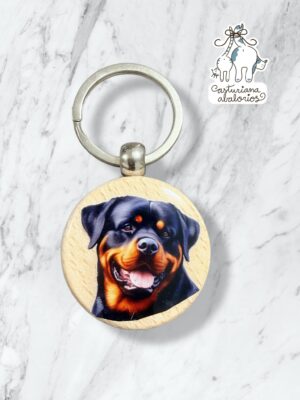 Llavero ROTT madera